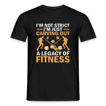 Physical Education Teacher PE Teachers School Spor - Men's T-Shirt - black - Front - AI Model Male 178 light (178cm)