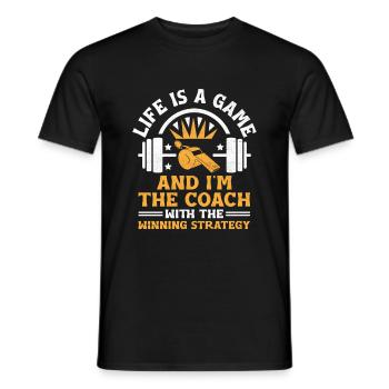 Physical Education Teacher PE Teachers School Spor - Men's T-Shirt - black - Front - AI Model Male 178 light (178cm)