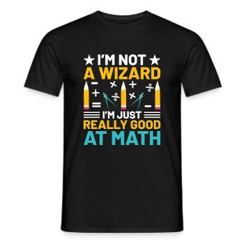 Mathelehrer Schullehrer Lustige Mathelehrer S - Männer T-Shirt - Schwarz - Vorne - AI Model Male 178 light (178cm)