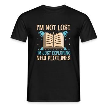 Literature Teacher School Teacher Funny Teachers S - Men's T-Shirt - black - Front - AI Model Male 178 light (178cm)