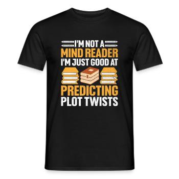 Literature Teacher School Teacher Funny Teachers S - Men's T-Shirt - black - Front - AI Model Male 178 light (178cm)