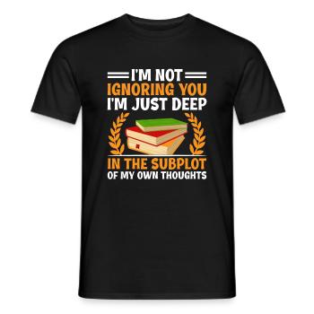 Literature Teacher School Teacher Funny Teachers S - Men's T-Shirt - black - Front - AI Model Male 178 light (178cm)