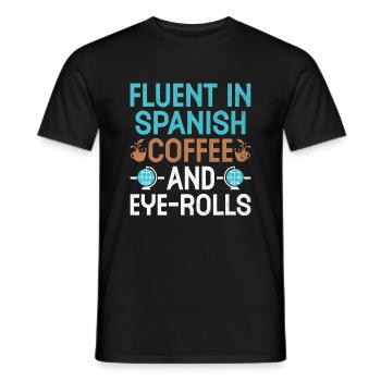 Professeur de langues étrangères École Professeurs de langues - T-shirt homme - noir - Devant - AI Model Male 178 light (178cm)