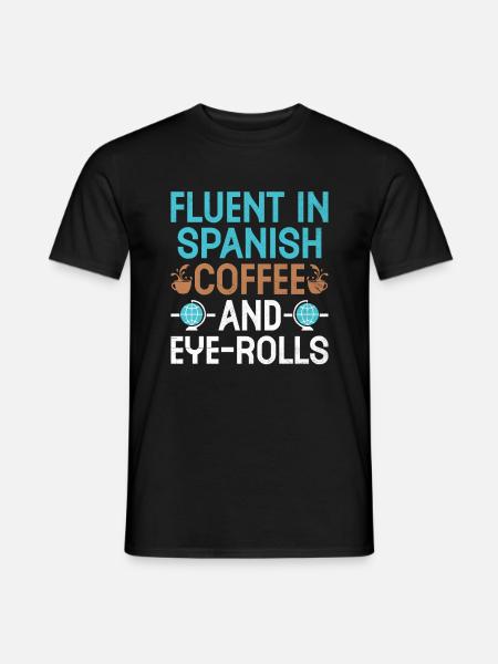 Fremdsprachenlehrer Schule Sprachlehrer - Männer T-Shirt - Schwarz