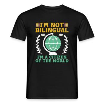 Foreign Language Teacher School Languages Teachers - Men's T-Shirt - black - Front - AI Model Male 178 light (178cm)