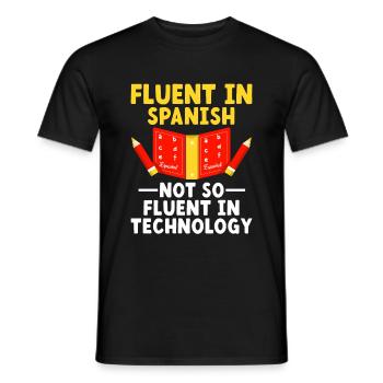 Foreign Language Teacher School Languages Teachers - Men's T-Shirt - black - Front - AI Model Male 178 light (178cm)