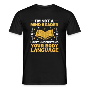 Foreign Language Teacher School Languages Teachers - Men's T-Shirt - black - Front - AI Model Male 178 light (178cm)