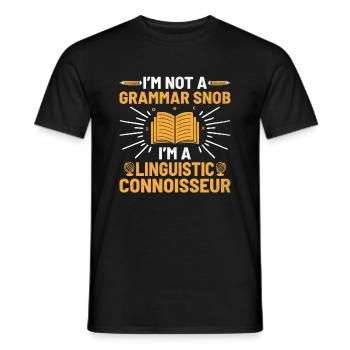 Foreign Language Teacher School Languages Teachers - Men's T-Shirt - black - Front - AI Model Male 178 light (178cm)