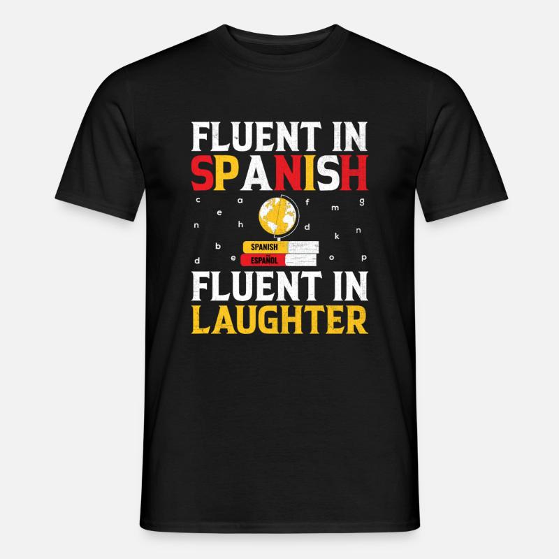 Fremdsprachenlehrer Schule Sprachlehrer - Männer T-Shirt - Schwarz