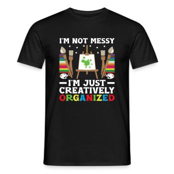Art Teacher School Teacher Funny Art Teachers Scho - Men's T-Shirt - black - Front - AI Model Male 178 light (178cm)