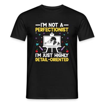 Art Teacher School Teacher Funny Art Teachers Scho - Men's T-Shirt - black - Front - AI Model Male 178 light (178cm)