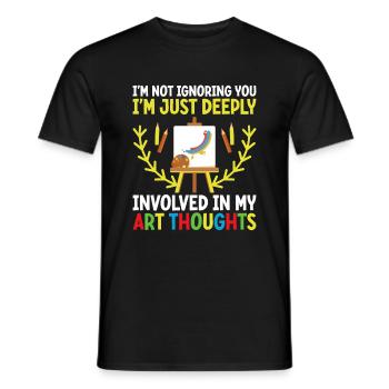 Kunstlehrer Schullehrer Lustige Kunstlehrer Scho - Männer T-Shirt - Schwarz - Vorne - AI Model Male 178 light (178cm)