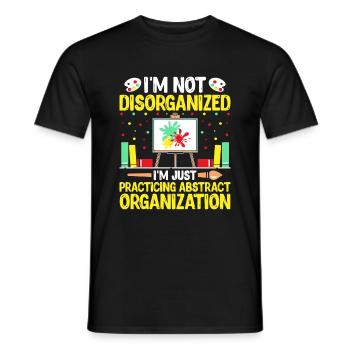 Kunstlehrer Schullehrer Lustige Kunstlehrer Scho - Männer T-Shirt - Schwarz - Vorne - AI Model Male 178 light (178cm)