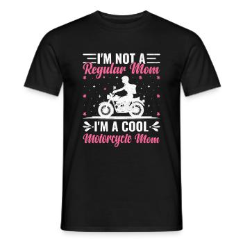 Ich bin keine normale Mutter Ich bin eine coole Motorrad-Mutter - Männer T-Shirt - Schwarz - Vorne - AI Model Male 178 light (178cm)