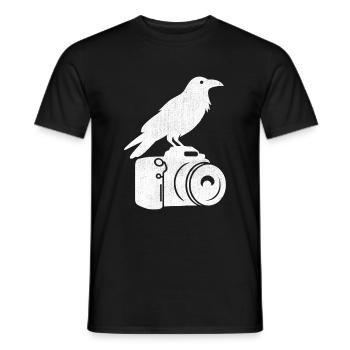 Bird Photography Birds Birdwatching Birdwatcher - Men's T-Shirt - black - Front - AI Model Male 178 light (178cm)