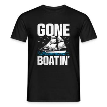 Pédalo Gone Boatin' - T-shirt homme - noir - Devant - AI Model Male 178 light (178cm)