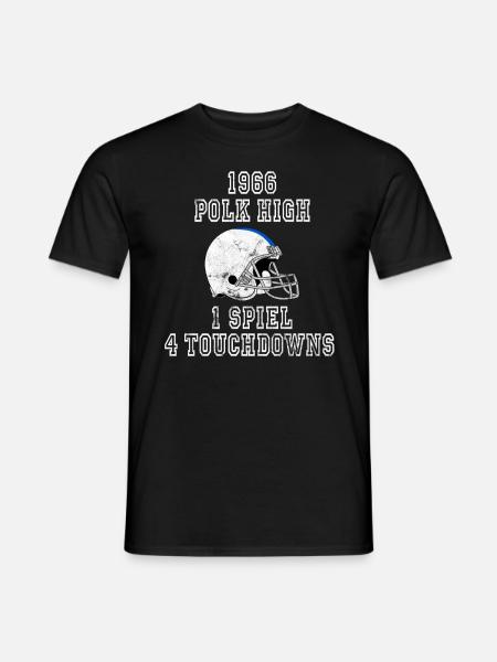 Cooles Football Shirt - Männer T-Shirt - Schwarz