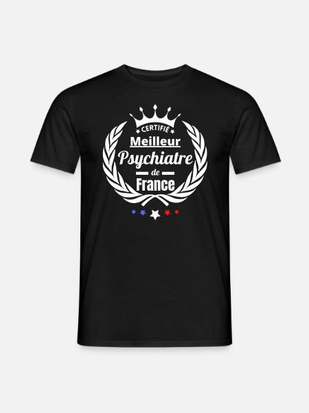Meilleur Psychiatre - T-shirt homme - noir