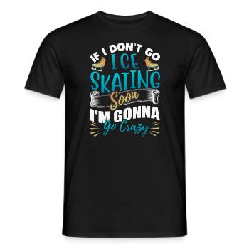 Patinage Maman Tshirt Patinage Artistique Cadeau - T-shirt homme - noir - Devant - AI Model Male 178 light (178cm)