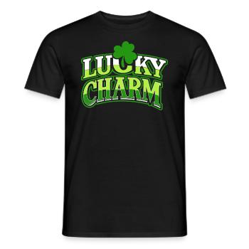 Lucky Charm - St. Patrick's Day - Irland - Männer T-Shirt - Schwarz - Vorne - AI Model Male 178 light (178cm)