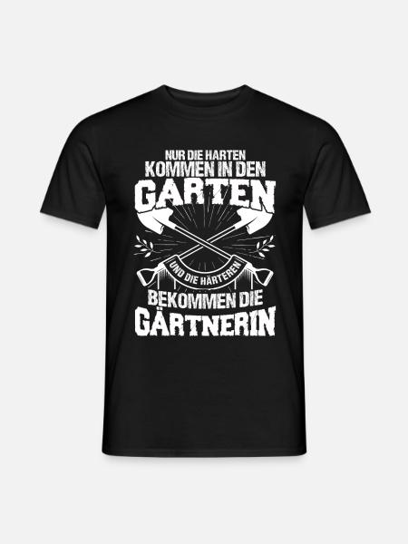 Gärtnerin - T Shirt Männer - Männer T-Shirt - Schwarz