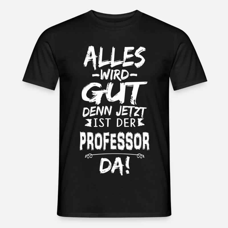 PROFESSOR - Männer T-Shirt - Schwarz