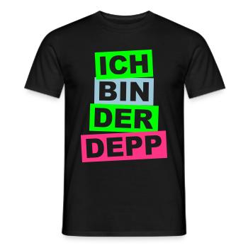Je suis le fou - bar - T-shirt homme - noir - Devant - AI Model Male 178 light (178cm)