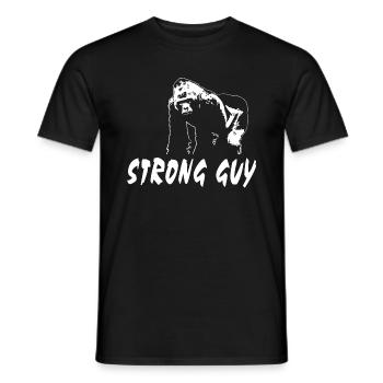 Gorilla - Affe - Männer T-Shirt - Schwarz - Vorne - AI Model Male 178 light (178cm)