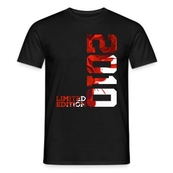 16E ANNIVERSAIRE ÉDITION LIMITÉE 2010 - T-shirt homme - noir - Devant - AI Model Male 178 light (178cm)