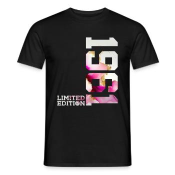 65TH BIRTHDAY 65 YEARS LIMITED EDITION 1961 - Men's T-Shirt - black - Front - AI Model Male 178 light (178cm)