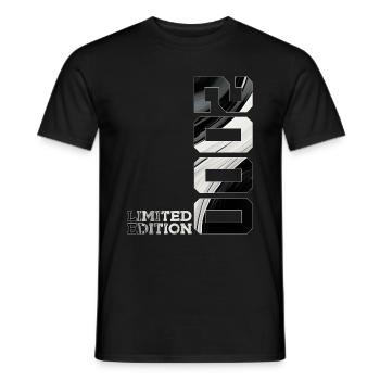 LIMITED EDITION 2000 26TH BIRTHDAY - Men's T-Shirt - black - Front - AI Model Male 178 light (178cm)