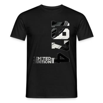 LIMITED EDITION 1974 52ND BIRTHDAY - Men's T-Shirt - black - Front - AI Model Male 178 light (178cm)