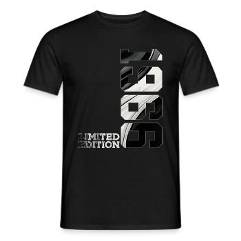 ÉDITION LIMITÉE 60E ANNIVERSAIRE 1966 - T-shirt homme - noir - Devant - AI Model Male 178 light (178cm)
