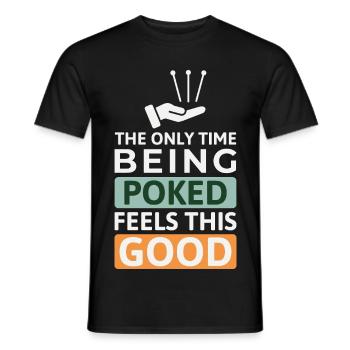 Licensed TCM Practitioner Expert Therapeutic  - Men's T-Shirt - black - Front - AI Model Male 178 light (178cm)