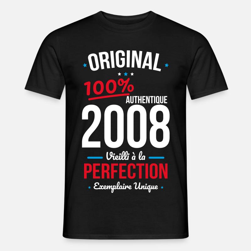 2008 – Original – Unique copy - Men's T-Shirt - black