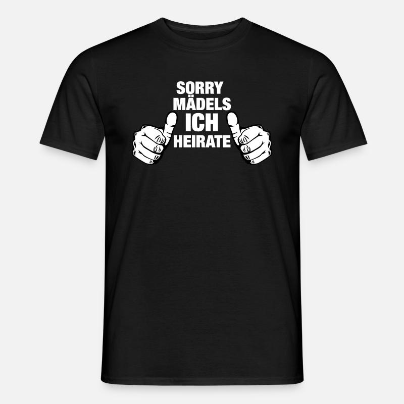 JGA_thumbs_ich heirate - Männer T-Shirt - undefined