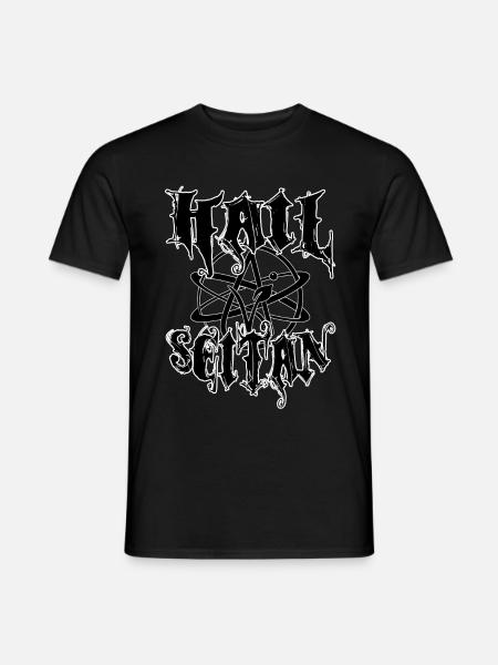 Hail Seitan - Vegan Atheist - Männer T-Shirt - Schwarz