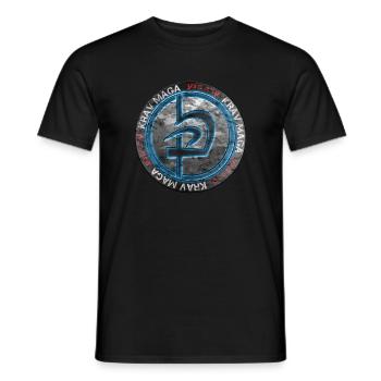 Krav Maga - Männer T-Shirt - Schwarz - Vorne - AI Model Male 178 light (178cm)