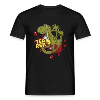 TREX 1 - Männer T-Shirt - Schwarz - Vorne - AI Model Male 178 light (178cm)