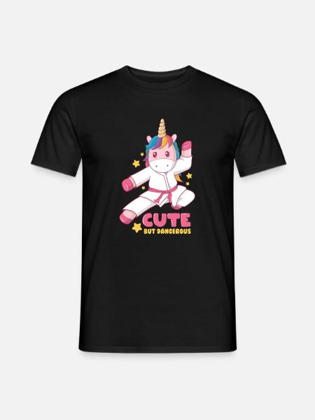 cute but dangerous - Men's T-Shirt - black