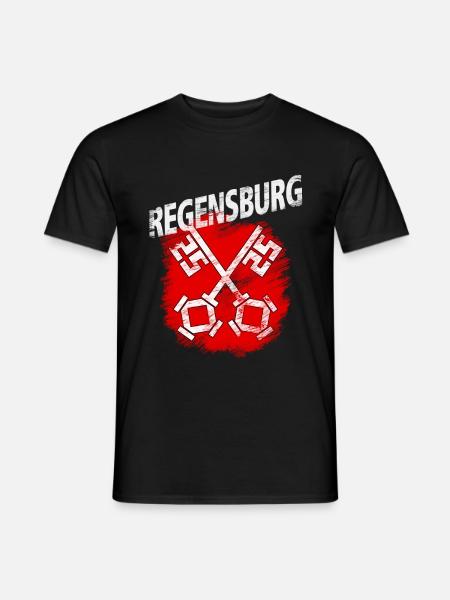 Regensburg - Männer T-Shirt - Schwarz