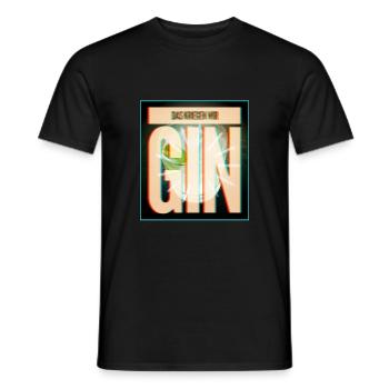 Das kriegen wir Gin - Männer T-Shirt - Schwarz - Vorne - AI Model Male 178 light (178cm)