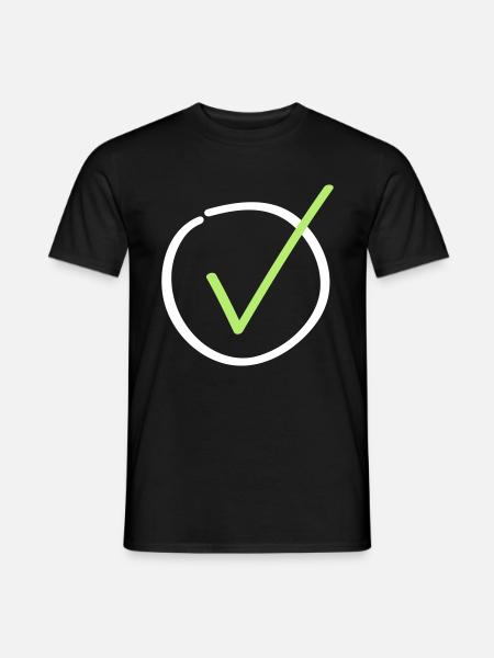 hook symbol icon - Men's T-Shirt - black