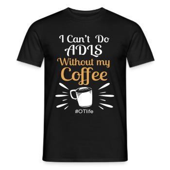 Occupational therapist - Men's T-Shirt - black - Front - AI Model Male 178 light (178cm)