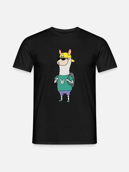 Alpagas - T-shirt homme - noir