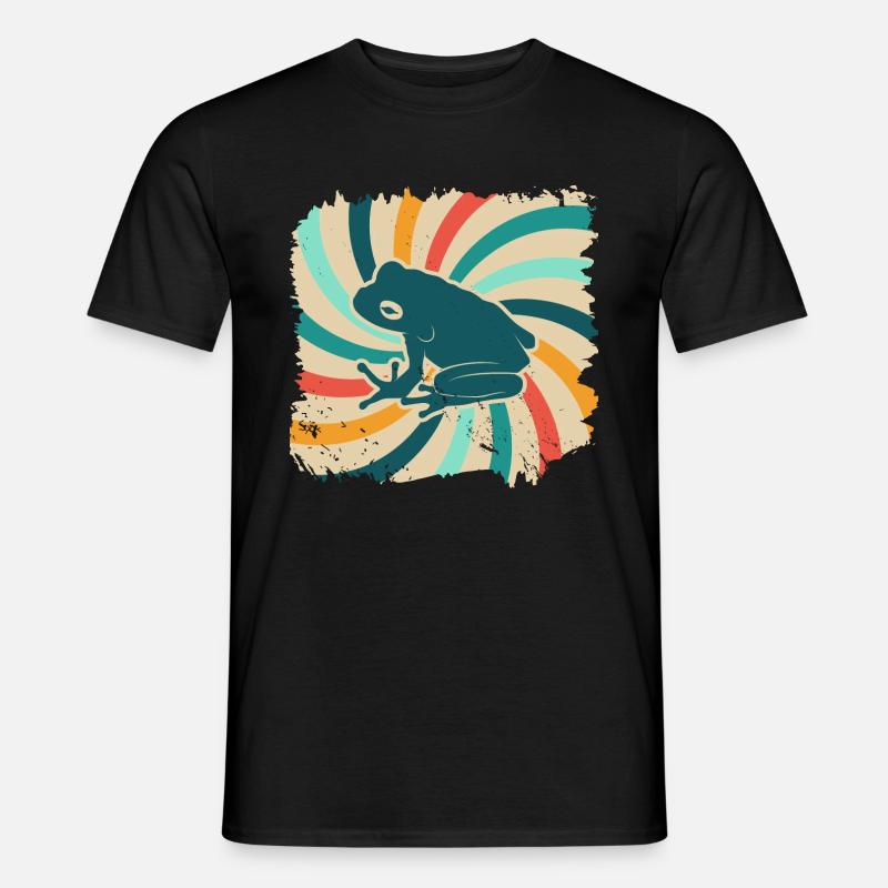 Frosch - Männer T-Shirt - Schwarz