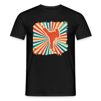 Arts martiaux Tae kwon do cadeau Taekwondo Sport - T-shirt homme - noir - Devant - AI Model Male 178 light (178cm)