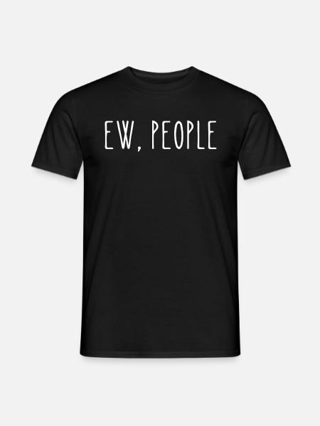 EW, PERSONNES - T-shirt homme - noir