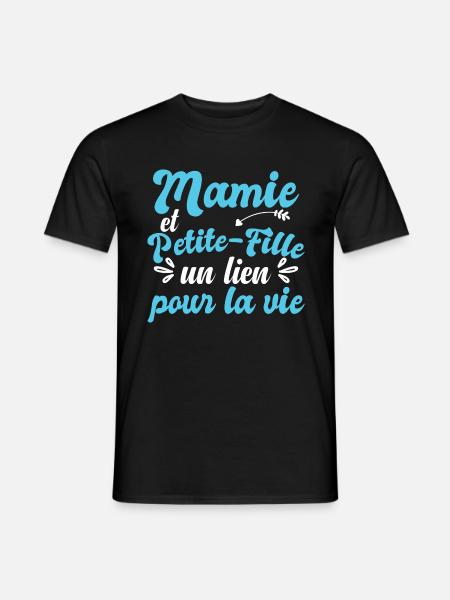 Mamie Et Petite Fille - T-shirt homme - noir
