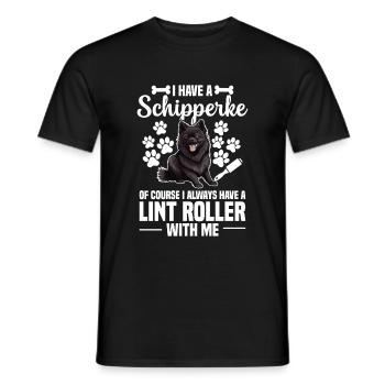 Of course, I always have a Schipperke, I - Men's T-Shirt - black - Front - AI Model Male 178 light (178cm)